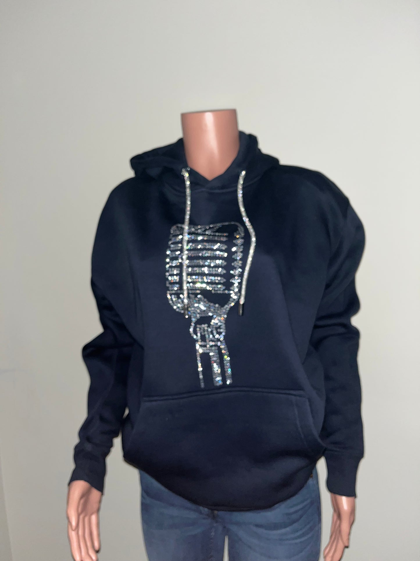 Microphone Bling Hoodie