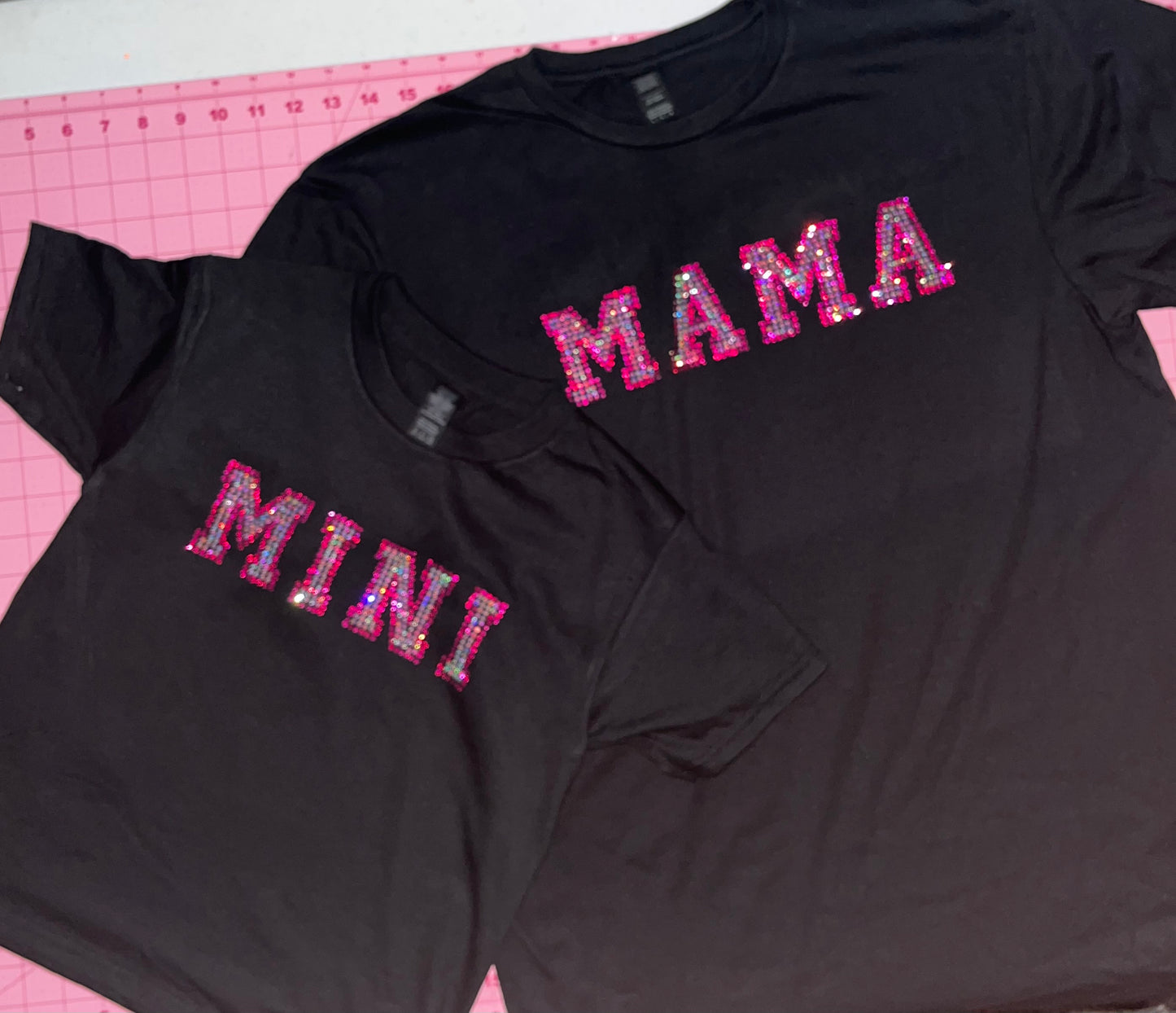 Mama Bling Shirt (Hot Pink)