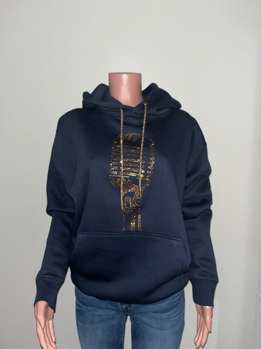 Microphone Bling Hoodie