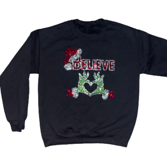 Believe Bling Sweatshirt