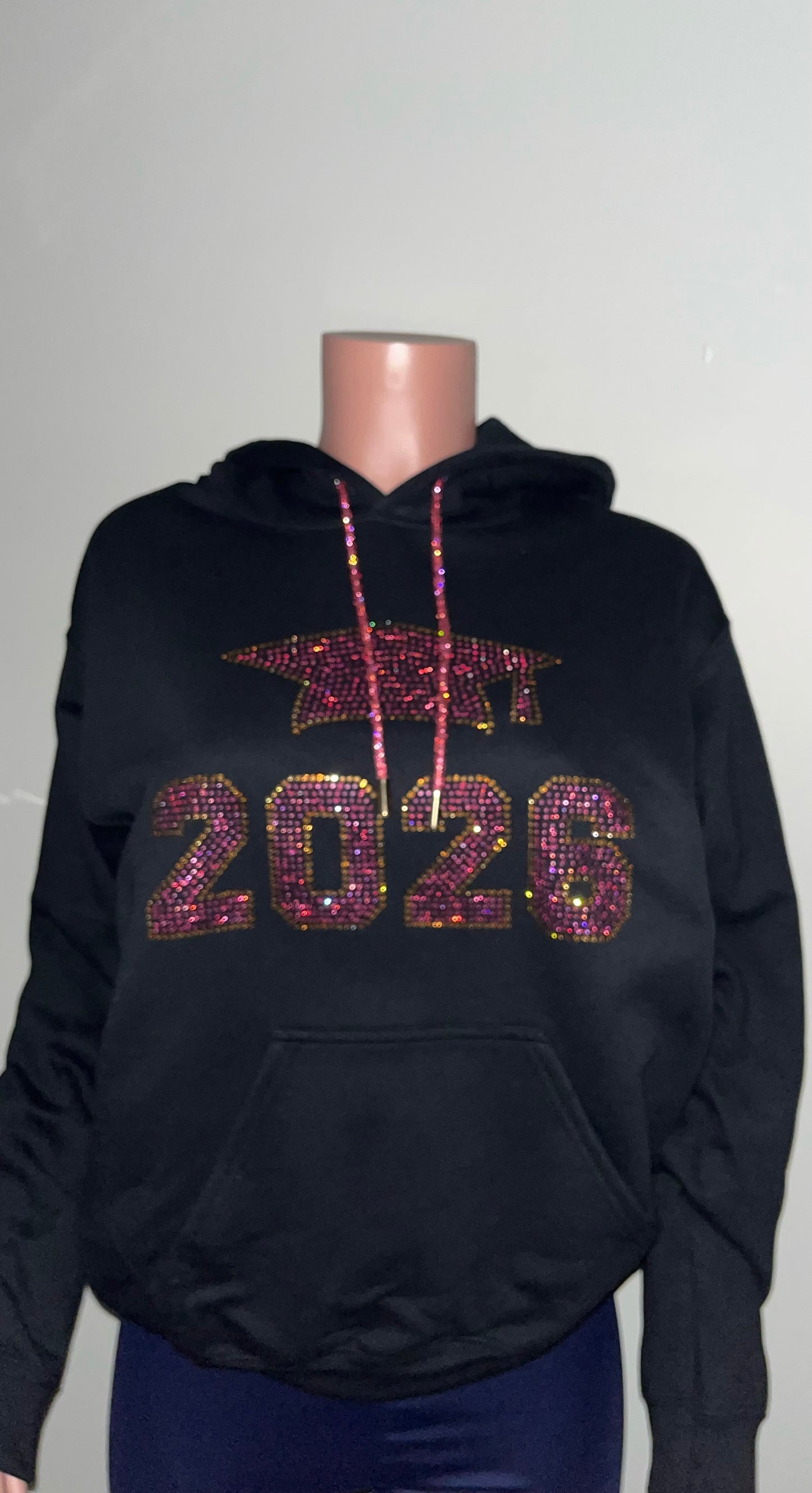 Graduation C/O 2026 Bling Hoodie